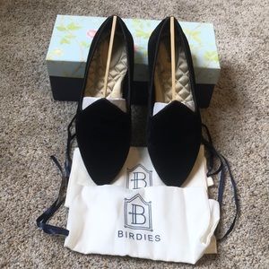 Birdies Heron Black Suede (W9)